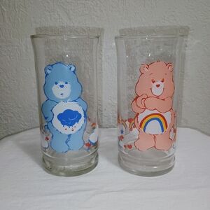 Care Bears Themed Glass Set - Blue and Pink